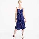 J. Crew Dresses | J. Crew Spaghetti-Strap Dress In Polka Dot | Color: Blue | Size: 4