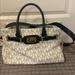 Michael Kors Bags | Michael Kors Hamilton Large Satchel | Color: Gold/White | Size: Os