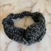 American Eagle Outfitters Accessories | Knitted Wrap Headband | Color: Black/Gray | Size: Os