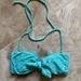Victoria's Secret Swim | Bogo Free Vs Swim Crochet Bandeau Top | Color: Blue/White | Size: S