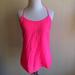 J. Crew Tops | Jcrew Bright Pink Tank Top | Color: Pink/Tan | Size: 0