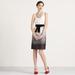Kate Spade Dresses | Kate Spade Black Ombr Sheath Dress Trish Size 0 | Color: Black/White | Size: 0