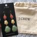 J. Crew Jewelry | J. Crew Dangling Earrings - New With Tags | Color: Green/Pink | Size: Os