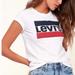 Levi's Tops | Levi’s Short Sleeve Tee | Color: Red/White | Size: L