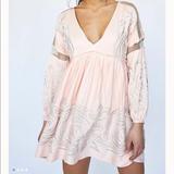 Free People Dresses | Free People Baby Doll Dress | Color: Pink | Size: Xs