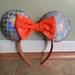 Disney Accessories | Mermaid Minnie Mouse Ears | Color: Orange/Silver | Size: Os