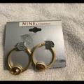 Nine West Jewelry | Gold Tone Hoop Earrings | Color: Gold | Size: Os
