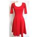 Lularoe Dresses | Lularoe Red Casual Dress | Color: Red | Size: Xs