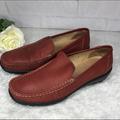 Coach Shoes | Coach Leather Lianna Loafers Moccasin Size 9 | Color: Red | Size: 9