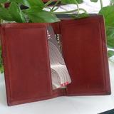 Coach Accessories | Mahogany Coach Leather Card Holder | Color: Red | Size: Os