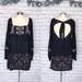 Free People Dresses | Free People Nwtpeasant Embroidered Mini Dress S | Color: Black/Purple | Size: S