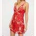 Free People Dresses | Free People Night Shimmers Mini Dress | Color: Red | Size: 2