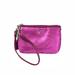 Coach Bags | Coach Poppy Sequin Leather Wristlet Bag | Color: Pink/Purple | Size: Os