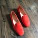 J. Crew Shoes | J. Crew Suede Loafers Smoking Slippers 5.5 New | Color: Orange/Red | Size: 5.5