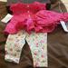 Polo By Ralph Lauren Matching Sets | 3 Pieces Enfants Clothing | Color: Pink/Yellow | Size: 3-6mb