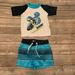 Disney Swim | Infant Boys Swimsuit | Color: Blue/White | Size: 0-3mb