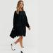 Free People Dresses | Free People Piece Of Your Heart Lace Mini Dress | Color: Black | Size: Xs