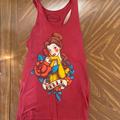 Disney Tops | Disney Beauty And The Beast Tank Top | Color: Red | Size: S