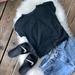 Brandy Melville Tops | Brandy Melville Crop Top Tee | Color: Gray | Size: S