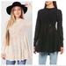 Free People Tops | Free People Coffee In The Morning Tunic Top | Color: Tan | Size: Ivory Xs
