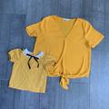 Madewell Tops | Madewell Llb Mommy & Me Yellow Tops Mother’s Day | Color: Gold/Yellow | Size: M