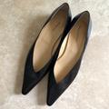 J. Crew Shoes | J. Crew Pointed Toe V Flats | Color: Black | Size: 8