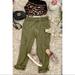 Free People Pants & Jumpsuits | Free People Cargo Pants | Color: Green | Size: 0
