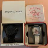 Michael Kors Accessories | Mk, Fossil Watch Bundle | Color: Black/White | Size: Os