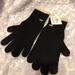 Coach Accessories | New!! Coach Color Blocked Knit Tech Gloves | Color: Black/Tan | Size: Os