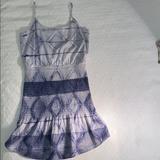 Madewell Dresses | Madewell Tie Dye Type Dress | Color: Blue/White | Size: 4