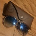 Ray-Ban Accessories | Gently Used Ray Ban Aviator Gradient | Color: Blue/Gold | Size: Os