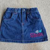 Disney Bottoms | Disney Minnie Mouse Denim Skirt | Color: Blue | Size: 4tg