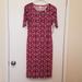 Lularoe Dresses | 4 For $15! Nwt's Floral Bodycon Julia Dress Xs | Color: Blue/Red | Size: Xs