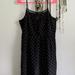 Madewell Dresses | Black Polka Dot Madewell Dress With Lace Detailing | Color: Black/White | Size: 12