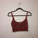 Free People Tops | Free People Crochet Crop Top | Color: Pink/Red | Size: M