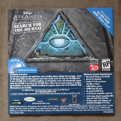 Disney Other | Disney ~ Atlantis - Pc Disc ~ Bundle Sale ! | Color: Gray | Size: Os