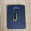 J. Crew Jewelry | J. Crew Gold-Plated J Charm | Color: Gold | Size: Os