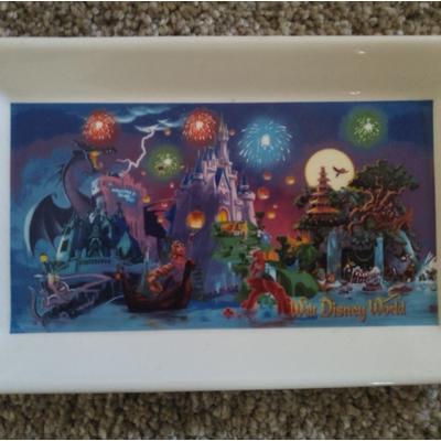 Disney Accents | Disney Tray (Small) | Color: Blue/White | Size: Os
