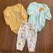 Disney Matching Sets | Disney Winnie Pooh Dumbo Lot Set Baby 3 Month Outfit Long Sleeve Bodysuit Yellow | Color: Blue/Yellow | Size: 3mb