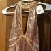 Free People Dresses | Free People Beautiful Sparkle Dress! | Color: Cream/Gold | Size: Xs