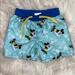 Disney Swim | Disney’s Mickey Mouse Swim Trunks Infant | Color: Blue/Green | Size: 12mb