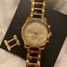 Michael Kors Jewelry | Michael Kors Gold & Brown Watch | Color: Brown/Gold | Size: Watch With Extra Link