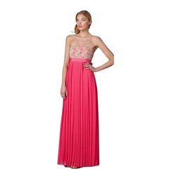 Lilly Pulitzer Dresses | Lilly Pulitzer Hot Pink Strapless Maxi Dress - 8 | Color: Gold/Pink | Size: 8