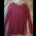 American Eagle Outfitters Tops | American Eagle Outfitters Sweater Top | Color: Red | Size: M