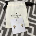 Kate Spade Jewelry | Kate Spade Pearls Of Wisdom Earrings | Color: Cream/White | Size: Os