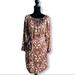 Michael Kors Dresses | Michael Kors Paisley Print Tie Shift Dress | Color: Brown/Red | Size: M