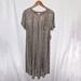 Lularoe Dresses | Lularoe Elegant Metallic Collection Carly - Medium | Color: Gold/Silver | Size: M