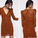 Free People Dresses | Brand New Free People Lace Dress Size Xs | Color: Brown | Size: Xs