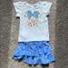 Disney Matching Sets | Minnie Mouse Outfit | Color: Blue/White | Size: 3tg