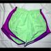 Nike Shorts | Nike Brand New Athletic/Running/Gym Shorts Bright | Color: Green/Purple | Size: S